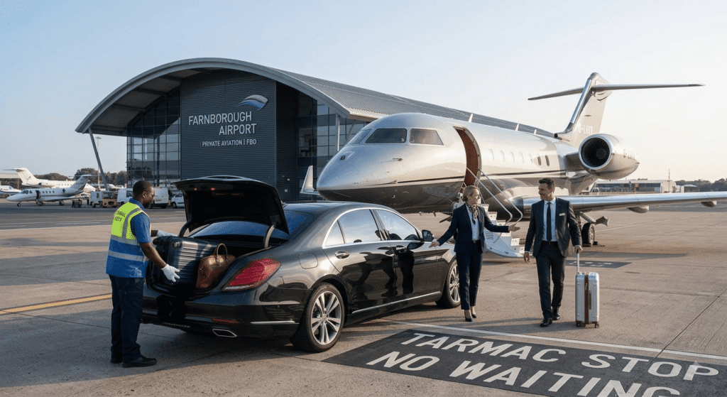 Farnborough Private Jet Chauffeur Transfer