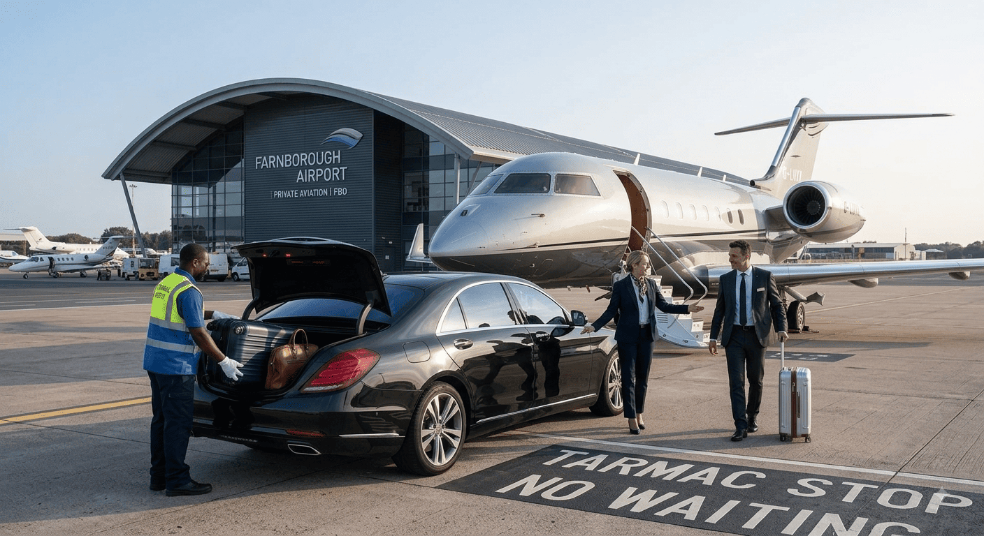 Farnborough Private Jet Chauffeur Transfer